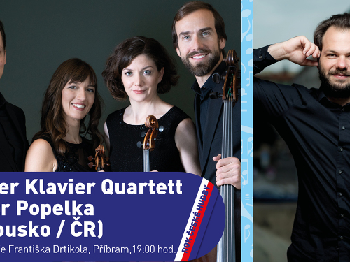 Plakát události Wiener Klavier Quartett & Petr Popelka (Rakousko/ ČR)