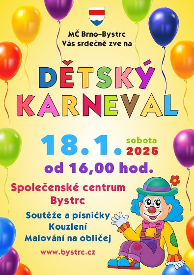 Plakát události Velký dětský karneval