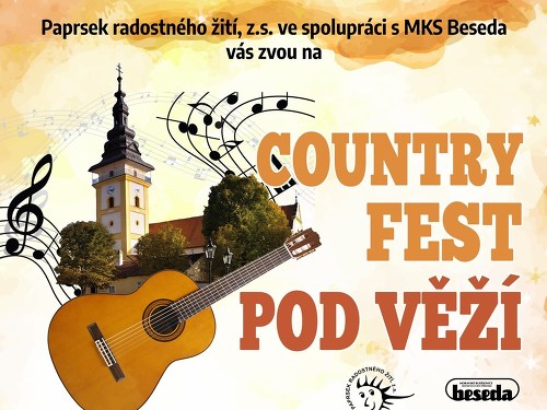 Plakát události Country fest pod věží