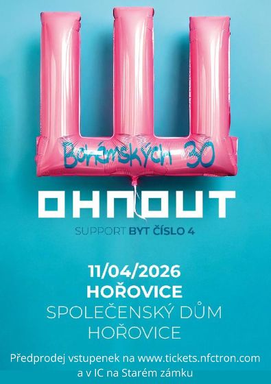 Plakát události Wohnout Bohémských 30