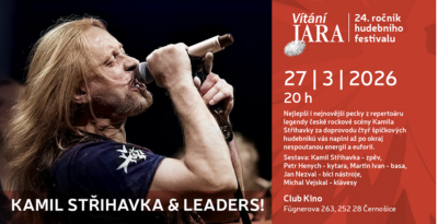 Plakát události Vítání jara: Kamil Střihavka & The Leaders! - koncert