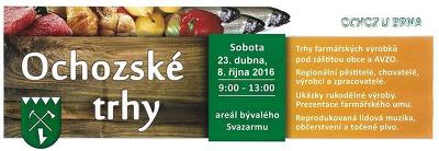 Plakát události Ochozské trhy