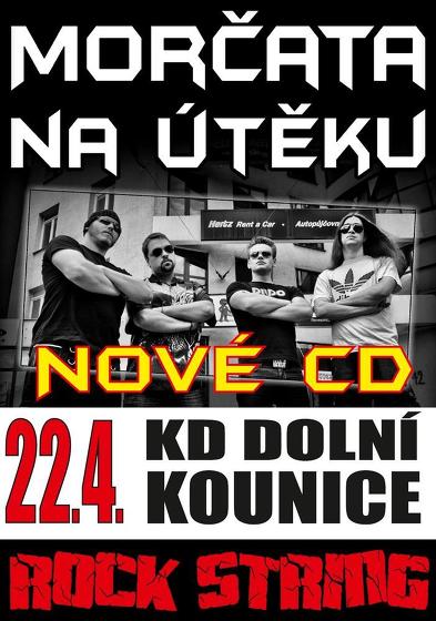 Plakát události Koncert Morčata na útěku a Rock String