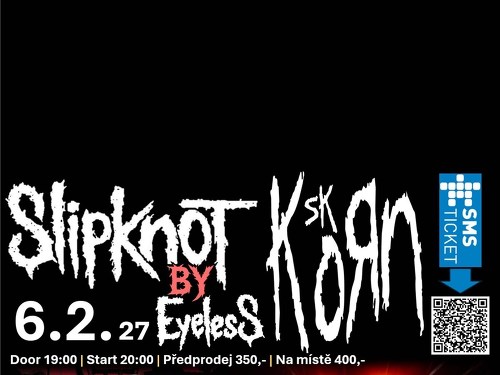 Plakát události Nu-metal legendy KoЯn & SlipKnoT na Melodce