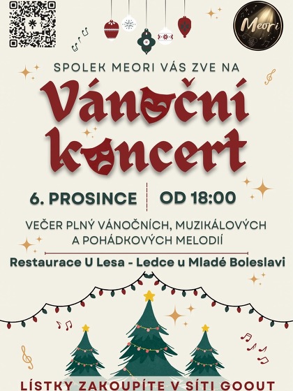 Plakát události Vánoční konzert Meori