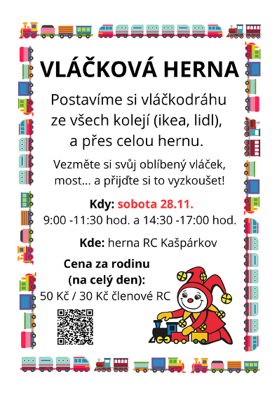 Plakát události Vláčková herna