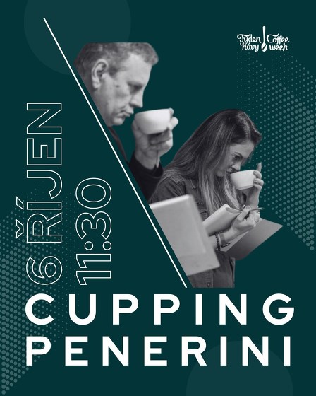 Plakát události Cupping Penerini - cupping Týden kávy
