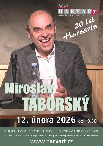Plakát události Miroslav Táborský