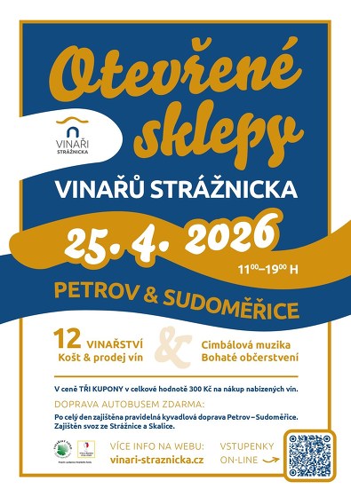 Plakát události Otevřené sklepy vinařů Strážnicka