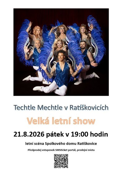 Plakát události Velká letní show Ratíškovice