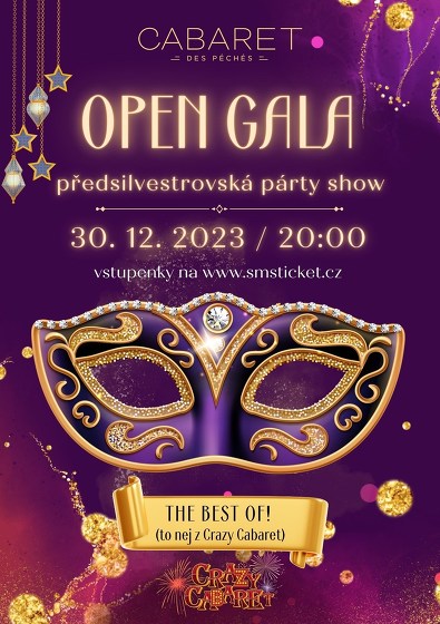 Plakát události OPEN GALA - The Best of Crazy Cabaret