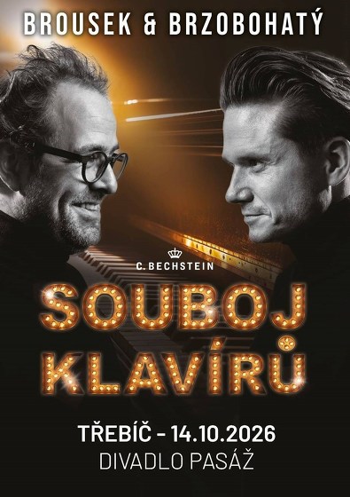 Plakát události Souboj Klavírů v Třebíči
