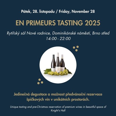Plakát události EN PRIMEURS TASTING 2025