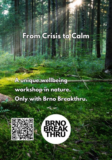 Plakát události From Crisis to Calm: A Wellbeing Workshop in Nature