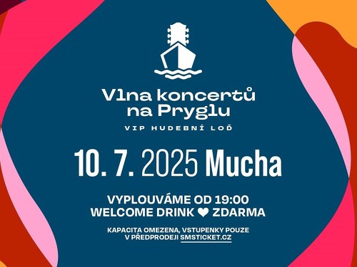 Plakát události Mucha  - Vlna koncertů na Pryglu