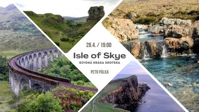 Plakát události Isle of Skye – divoká krása Skotska