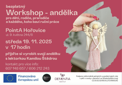 Plakát události Workshop Andělka