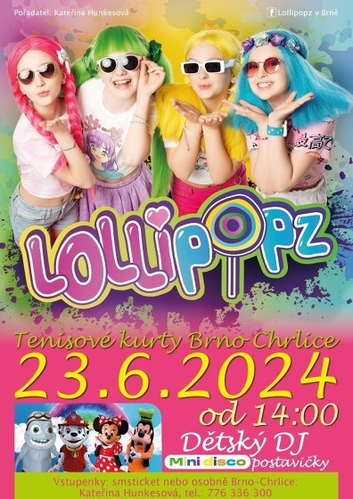 Plakát události Lollipopz v Brně