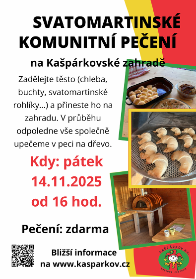 Plakát události Svatomartinské pečení v peci