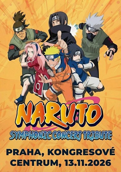 Plakát události NARUTO – Anime Symphonic Experience Tribute