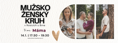 Plakát události Mužsko - ženský kruh na téma MÁMA