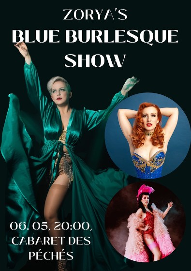 Plakát události Blue Burlesque Show: SEDUCE