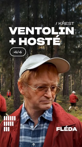Plakát události Ventolin & hosté (křest alba)