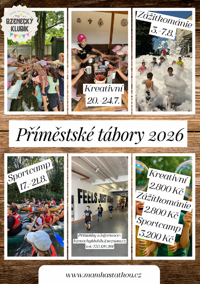 Plakát události Příměstské tábory 2026