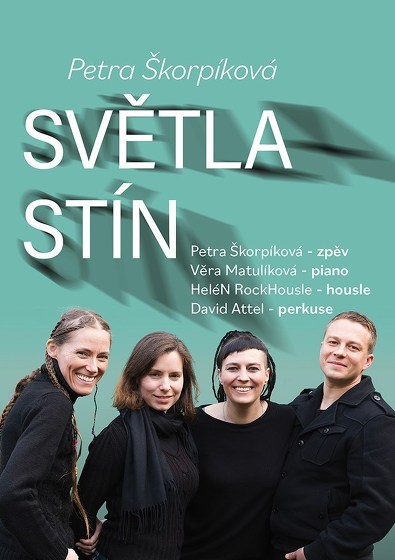 Plakát události Petra Škorpíková- Světla a stín koncert na zahrádce