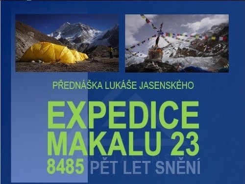 Plakát události Lukáš Jasenský - Makalu 8485 m 2023 expedice (Brno)