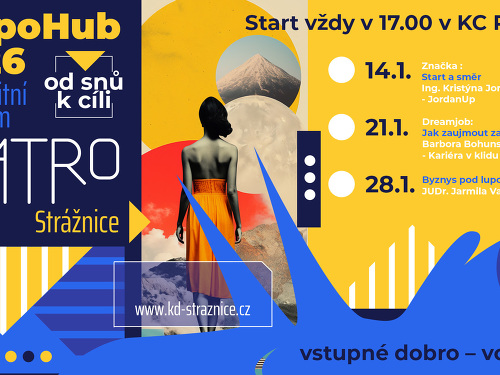 Plakát události InspoHub 2026 - Od snů k cíli