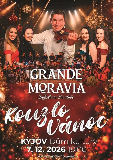 Plakát události Grande Moravia Ladislava Pavluše - KOUZLO VÁNOC