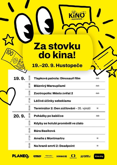 Plakát události Do kina za stovku!