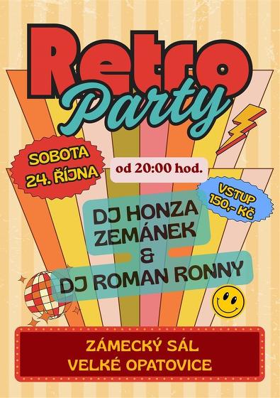 Plakát události Retro Party