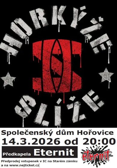 Plakát události Horkýže Slíže a Eternit