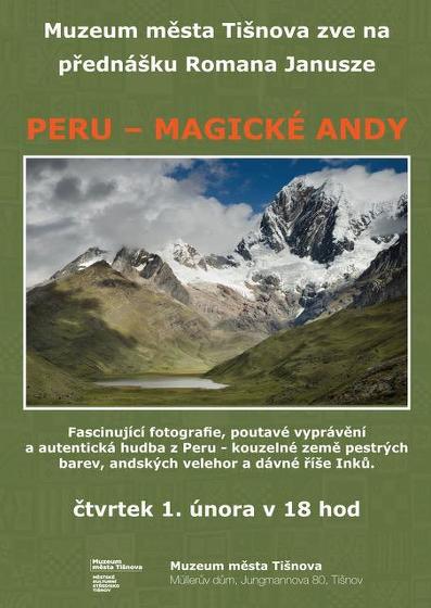 Plakát události Peru - Magické Andy