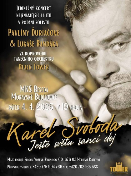 Plakát události Karel Svoboda - Ještě světu šanci dej