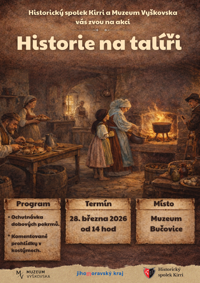 Plakát události Historie na talíři