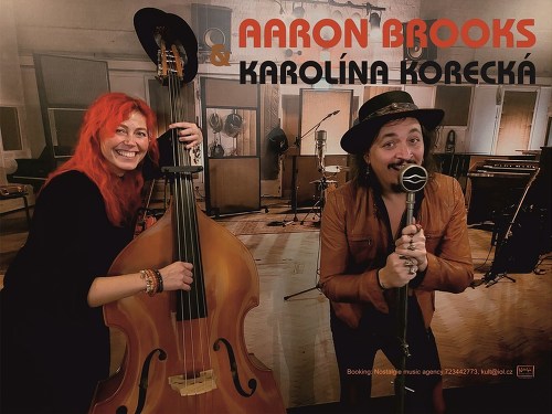 Plakát události Aaron Brooks (US) & Karolína Korecká (CZ)