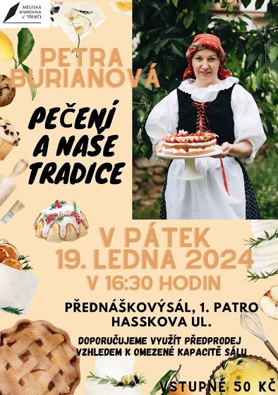 Plakát události Pečení a naše tradice / Petra Burianová