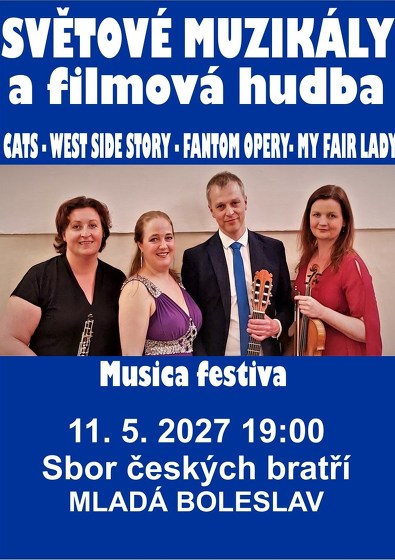 Plakát události Světové muzikály a filmová hudba