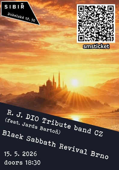 Plakát události Black Sabbath Revival Brno + R.J. Dio Tribute band CZ