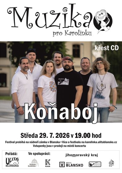 Plakát události Muzika pro Karolínku - Koňaboj