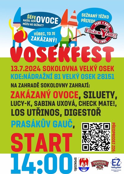 Plakát události Vosekfest 2