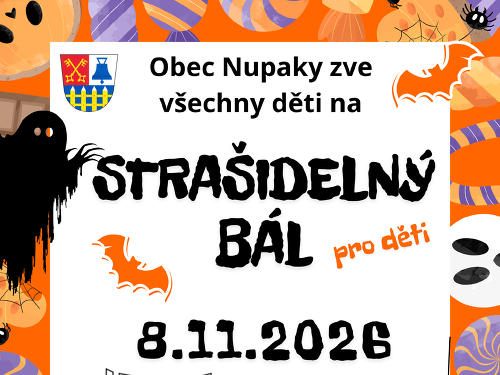 Plakát události Strašidelný bál pro děti