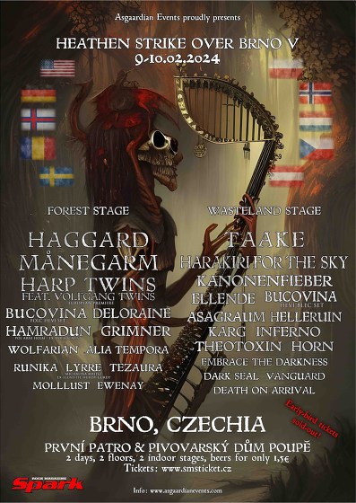 Plakát události Heathen Strike over Brno V