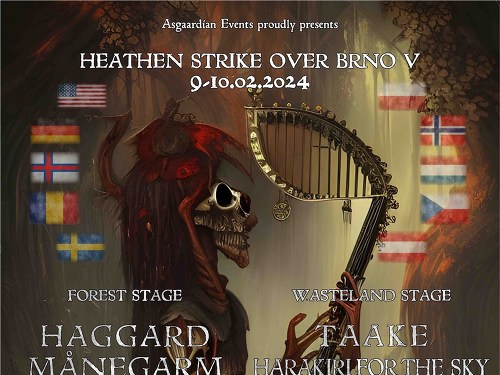 Plakát události Heathen Strike over Brno V