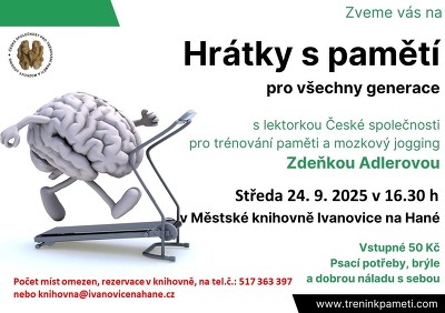 Plakát události Hrátky s pamětí