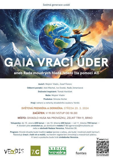 Plakát události Gaia vrací úder