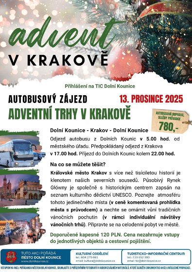 Plakát události Advent v Krakově